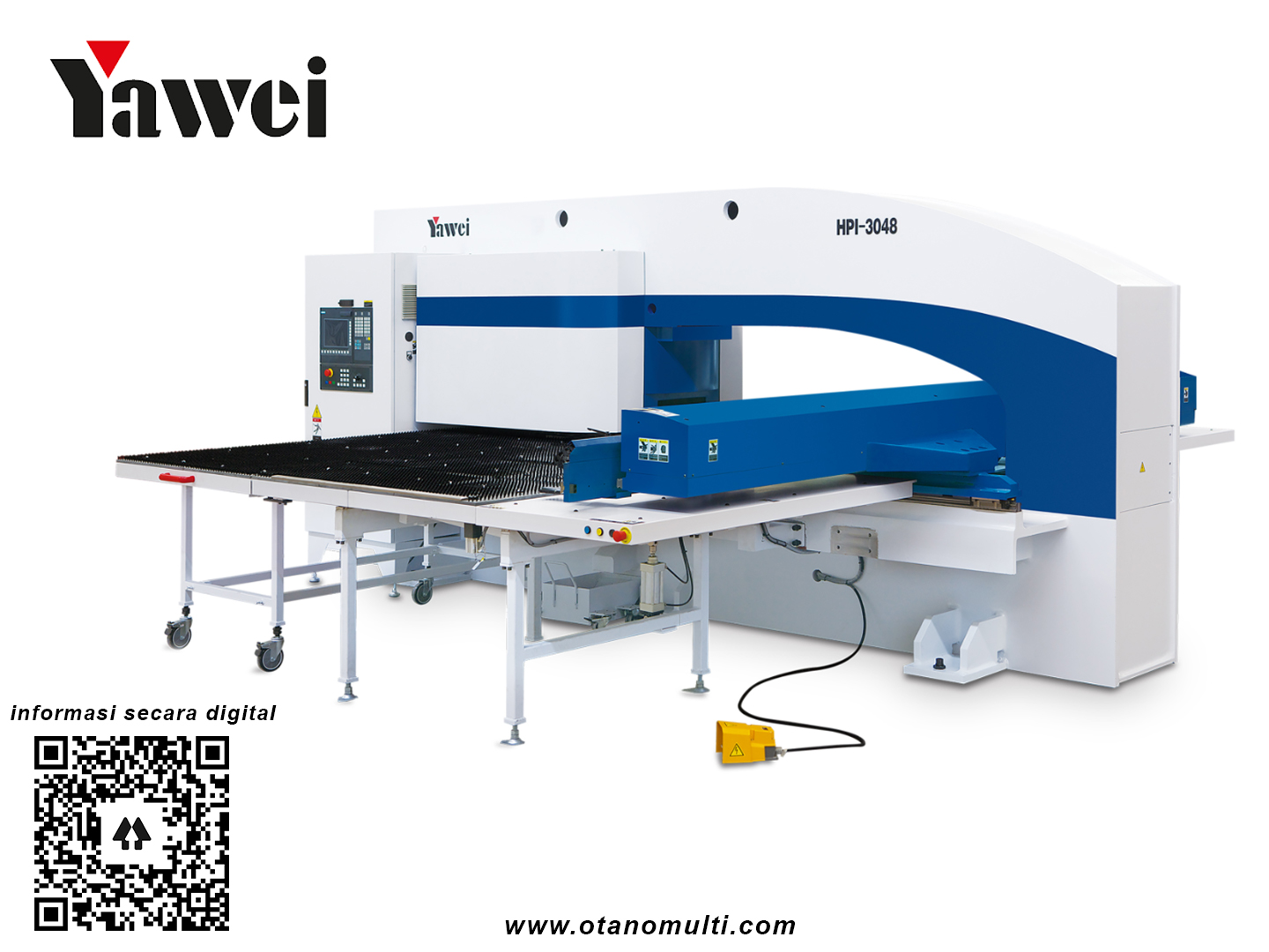 Yawei High-speed CNC turret punching machines with advanced technology